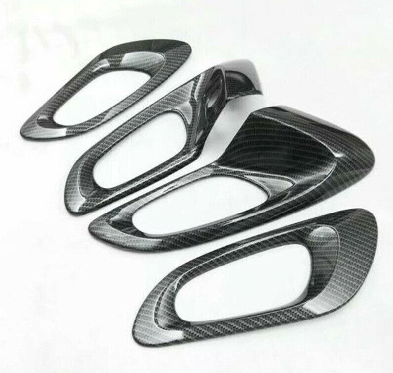 Passend für Renault Kadjar Türgriff Blende Schutz Tür Rahmen Cover Carbon