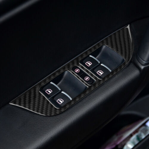 Passend für VW Touareg 2011-18 Fensterheber Blenden Abdeckung Carbon