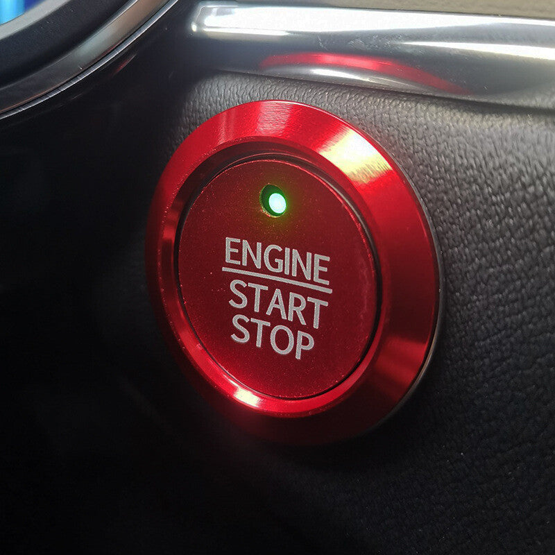 Passend für Ford Focus Kuga Fiesta Start Stop Blenden Abdeckung Rahmen Rot