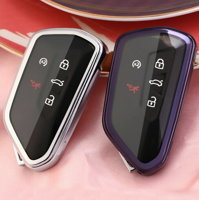 Passend für VW Golf 8 für Seat Leon Tarraco Schlüsselcover Schlüssel Hülle