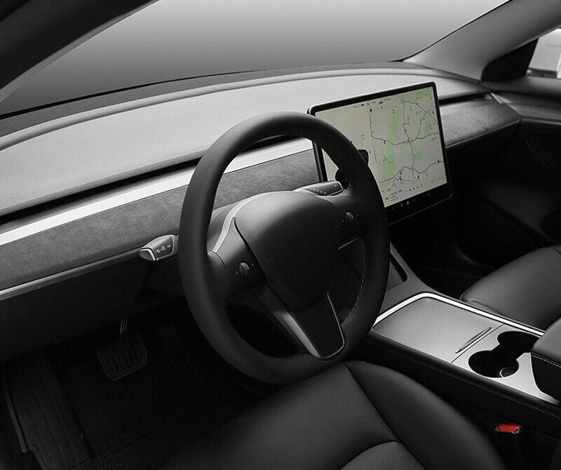 Passend für Tesla Model 3 Model Y Cockpit Armaturenbrett Dashboard Blende Dekor