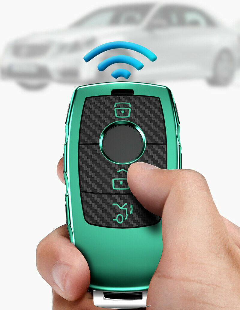 Passend für Mercedes-Benz C S E Klasse Schlüsselcover Schlüssel Abdeckung Hülle
