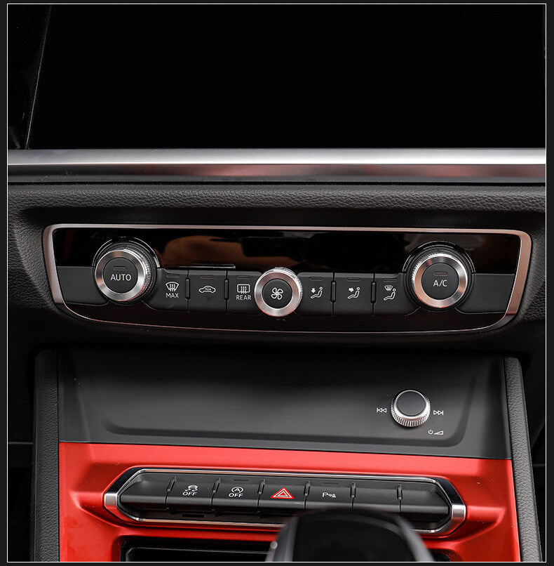 Passend für Audi Q3 F3 Radio Knopf Regler Blenden Abdeckung Rahmen