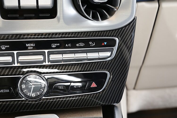 Passend für Mercedes G Class W463 Mittelkonsole Blende Abdeckung Rahmen Carbon