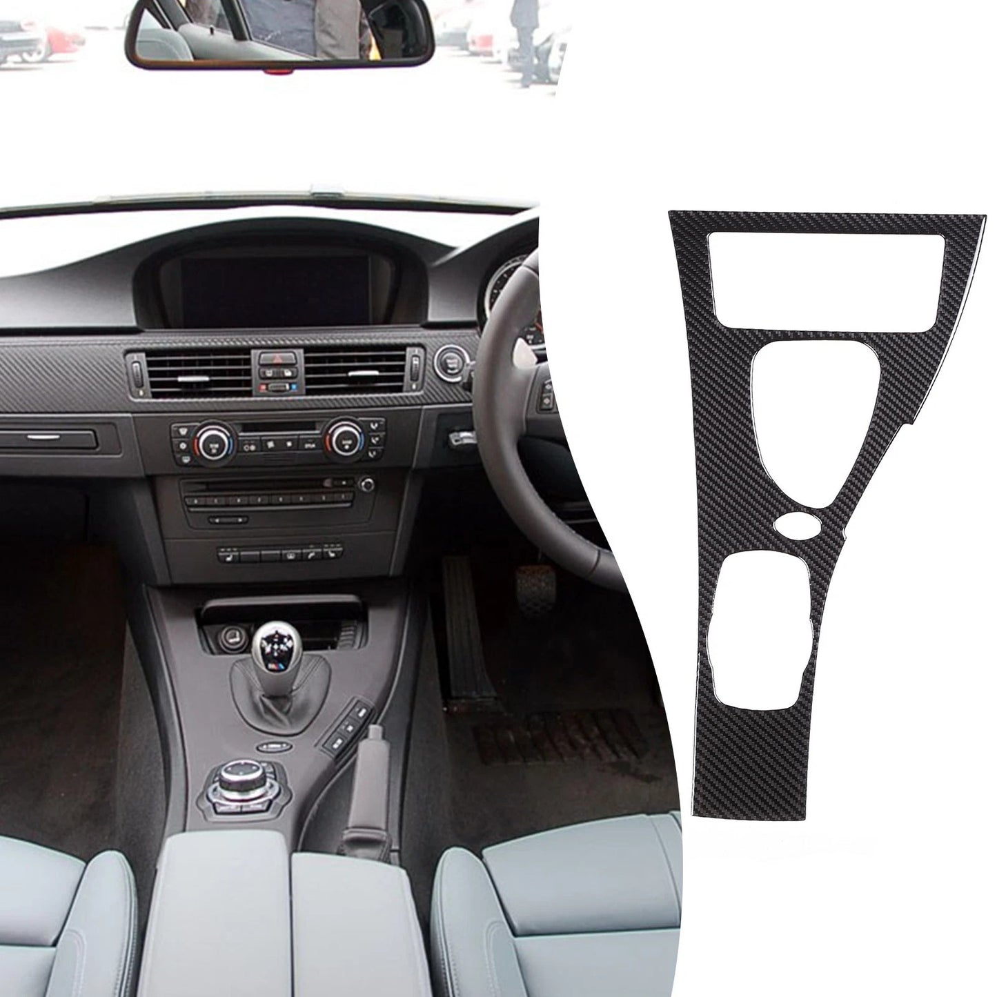 Passend für Bmw M3 E90 E92 2007-2013 Mittelkonsole Blende