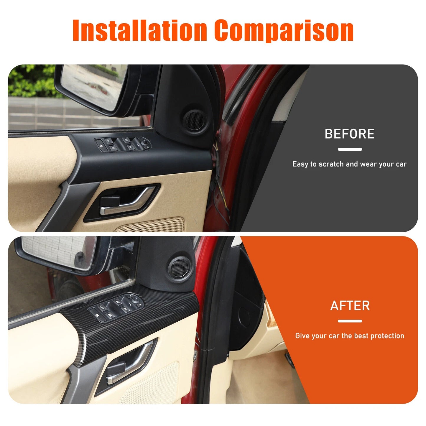 Passend für Freelander2 Lr2 2007-2015 Fensterheber Blende