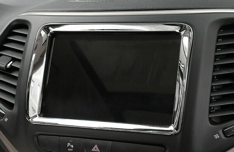 Passend für Jeep Cherokee Display Rahmen Abdeckung Blenden Tuning