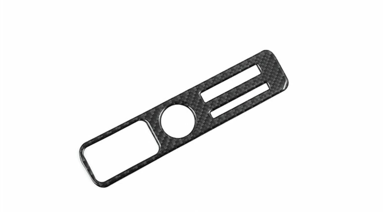 Passend für Audi A3 2021 Mittelkonsole Abdeckung Handbremse Rahmen Blende Carbon