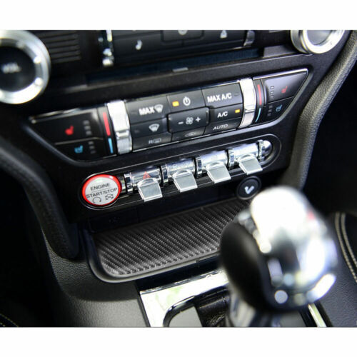 Passend für Ford Mustang 15-19 Ablagefach Blenden Abdeckung Carbon