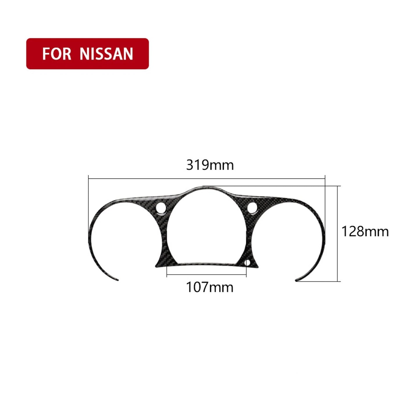 Passend für Nissan 350Z 2003-2009 Tacho Blende