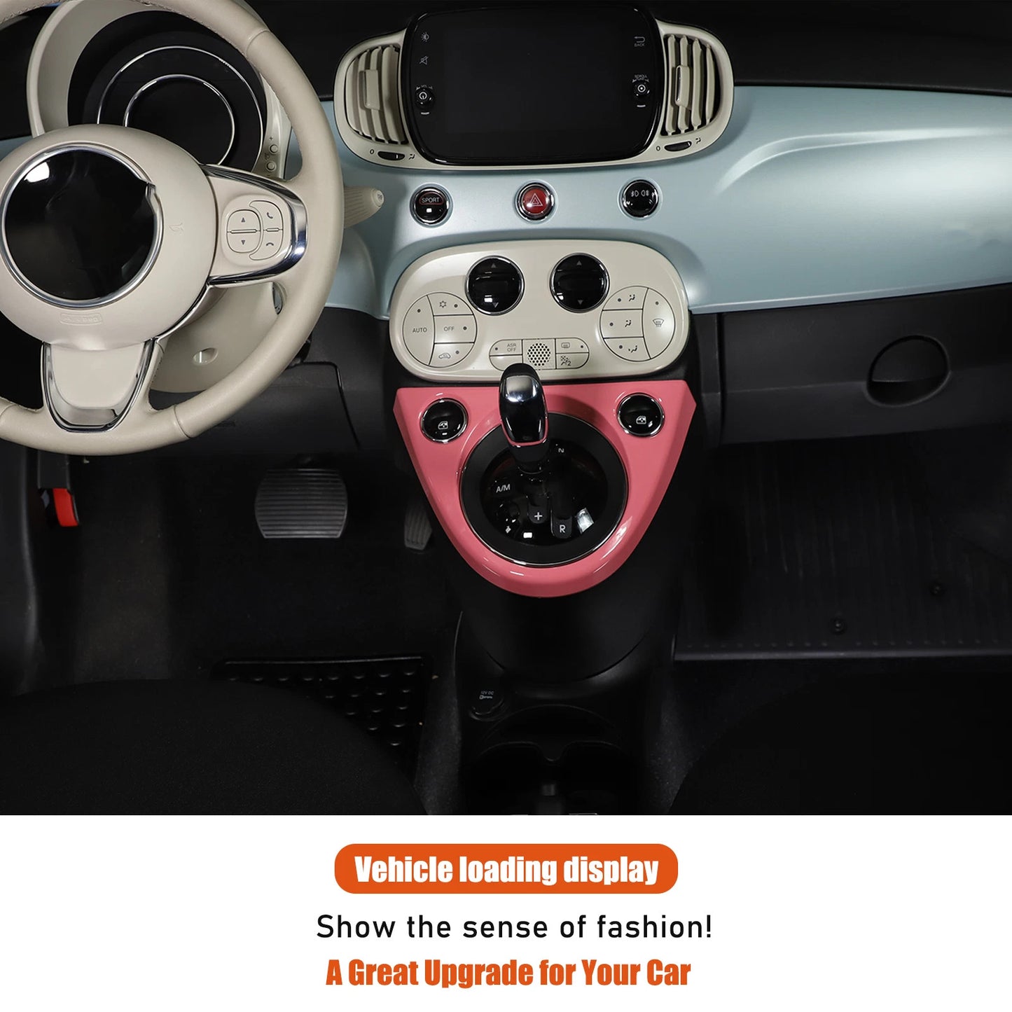 Passend für Fiat 500 2011-2025 Gangschaltung Blende
