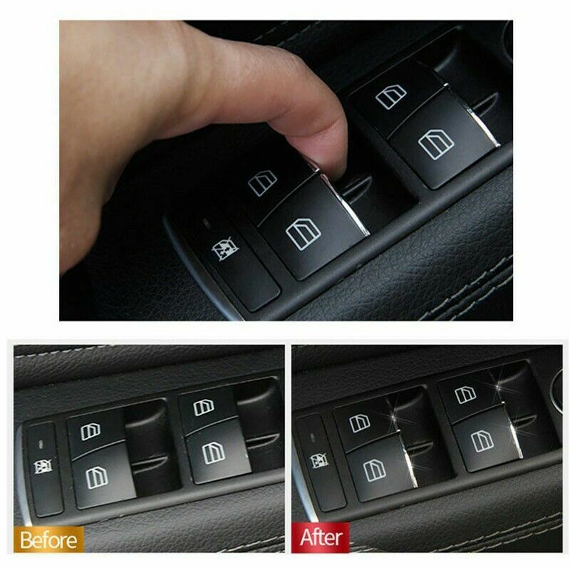 Passend für Mercedes C E GLK Fensterheber Blenden Rahmen Zierblenden Abdeckung