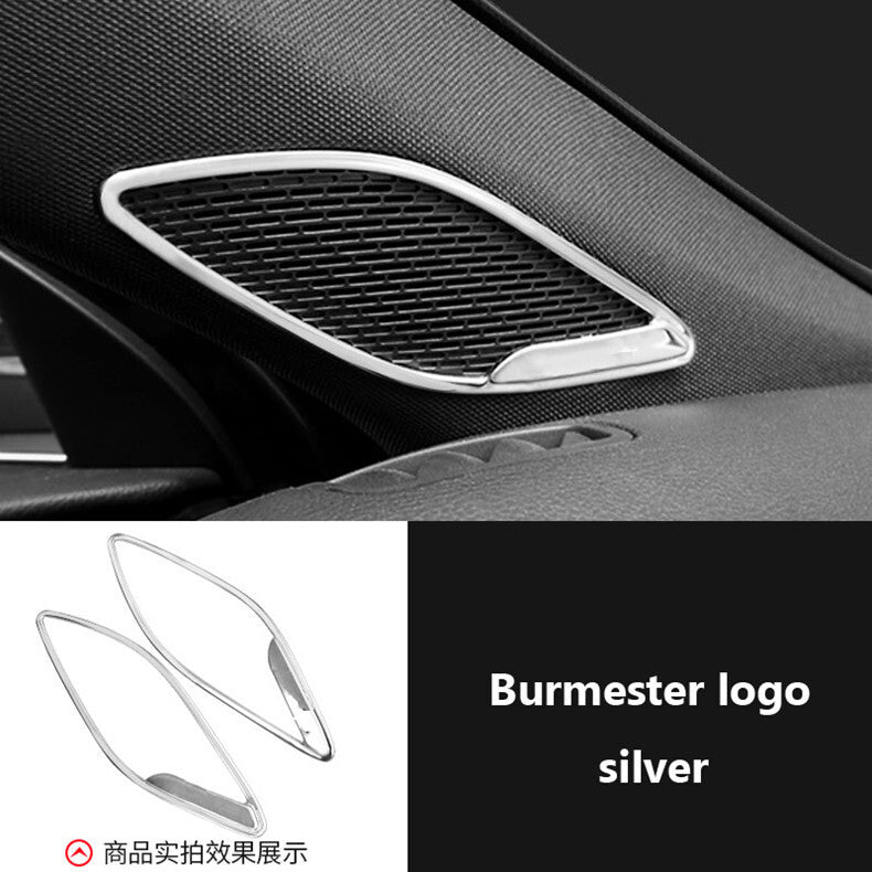 Passend für Mercedes A Klasse Lüftung Blende Abdeckung Rahmen Silber