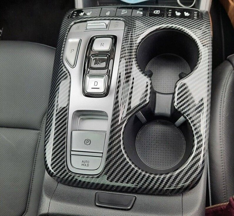 Passend für Hyundai Tucson NX4 Abdeckung Rahmen für Mittelkonsole Blende Carbon