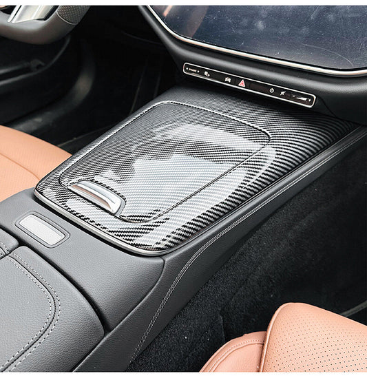 Passend für Mercedes W214 E Klasse Mittelkonsole Blenden Carbon Abdeckung