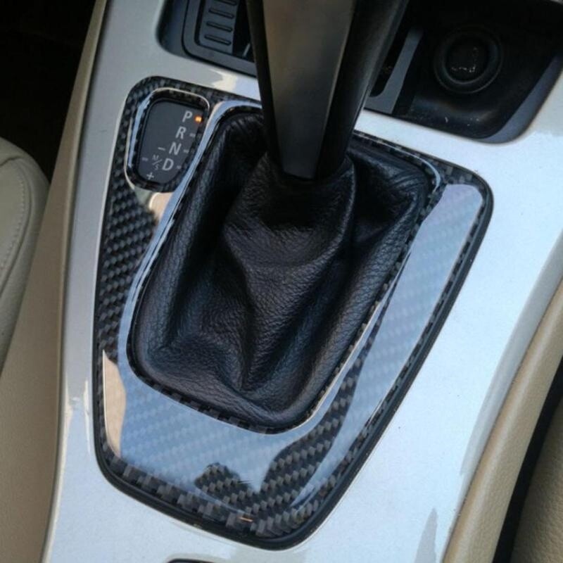 Passend für BMW 3 E90 E92 E93 Schaltung Blende Abdeckung Rahmen Carbon