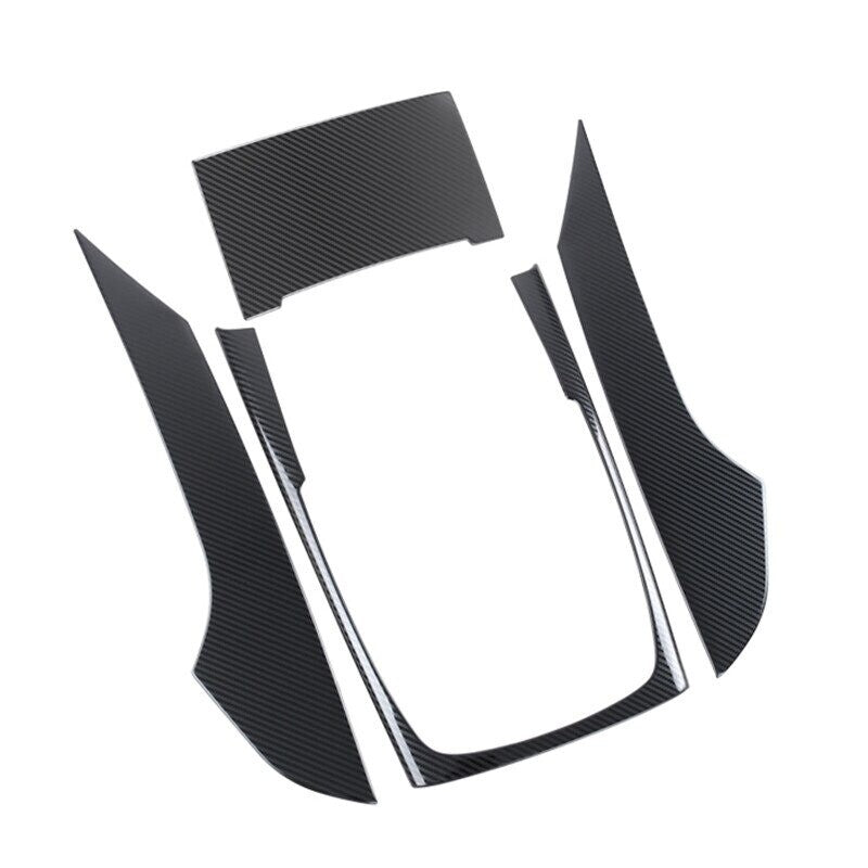 Passend für Audi A6 A7 Edelstahl Zierblende für Mittelkonsole Blende Rahmen Carbon