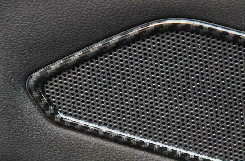 Passend für VW Tiguan ab 2017 Lautsprecher Blenden Rahmen Zierblenden Carbon