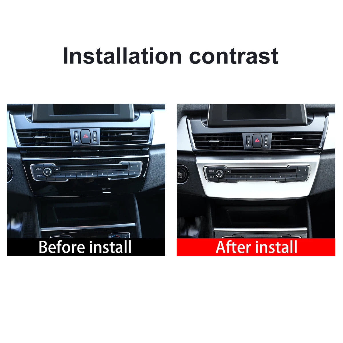 Passend für Bmw 2 Tourer F45 F46 2015-2017 Mittelkonsole Blende