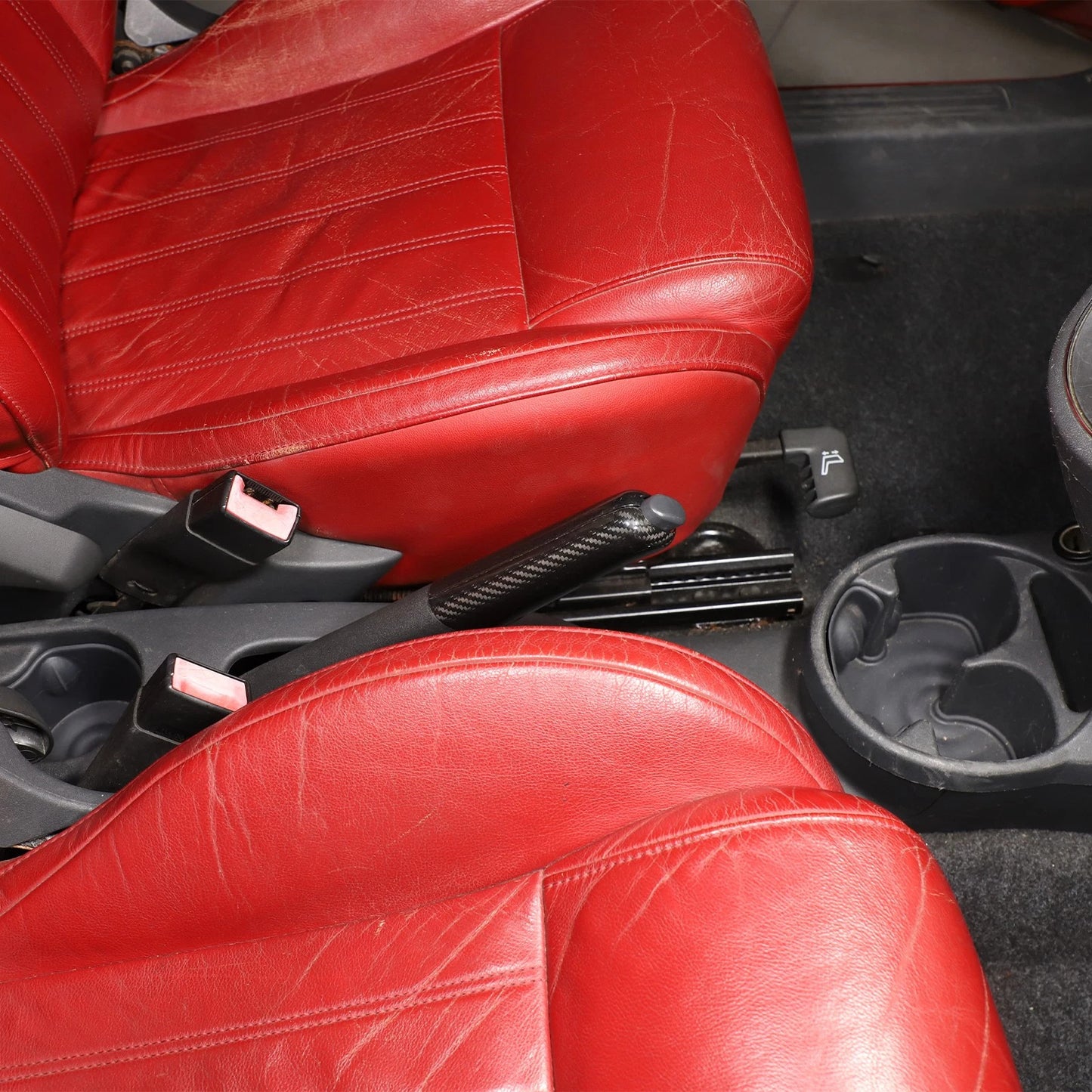 Passend für Fiat 500 595 2007-2015 Handbremse Blende