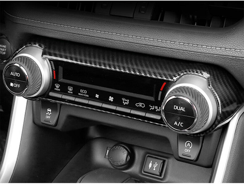Passend für Toyota RAV4 Klima Blende Abdeckung Rahmen Carbon