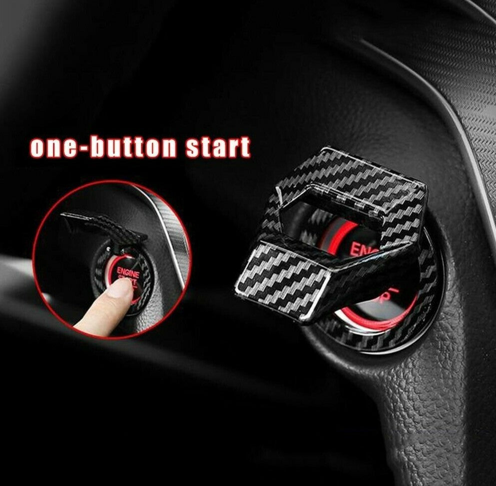 Passend für Start Stop Racing Tuning Sport Abdeckung klappbar Carbon Passend Für Ford