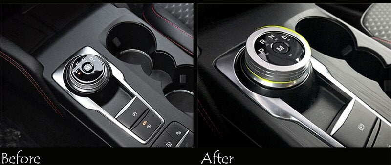 Passend für Ford Focus 4 Mk4 2019-22 Schaltung Regler Blende Rahmen Silber