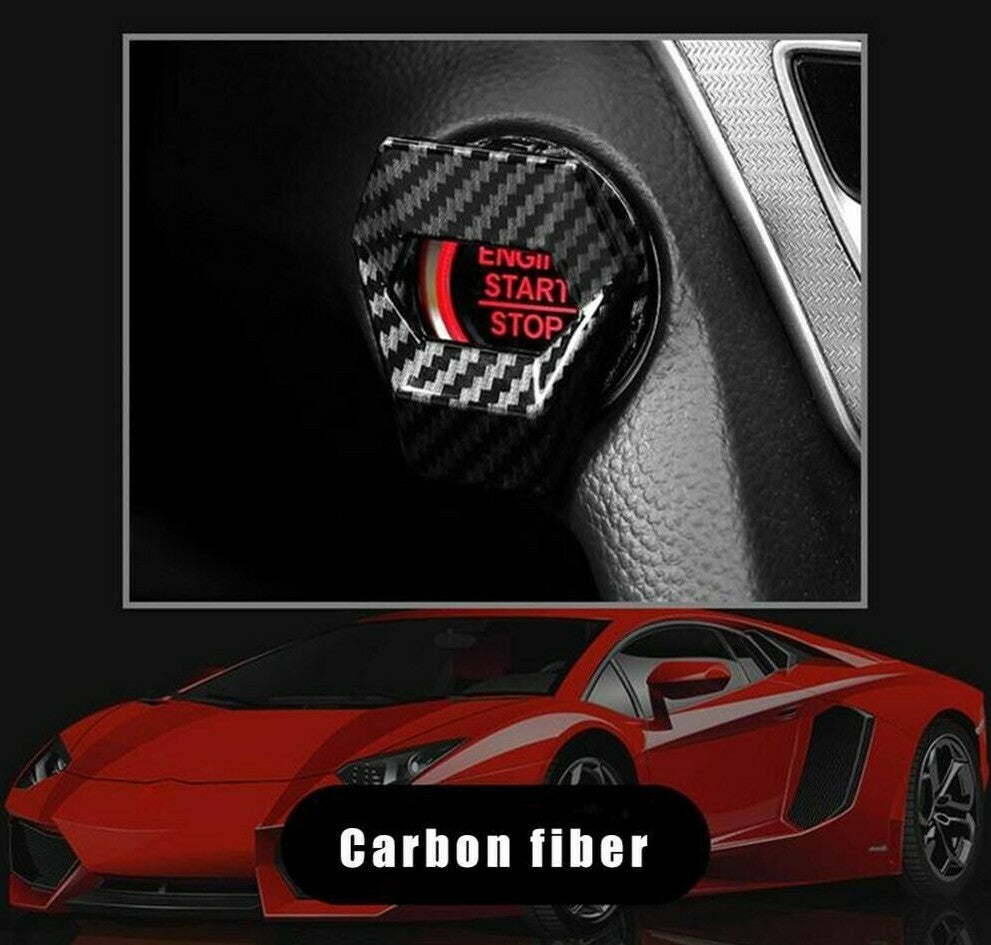 Passend für Start Stop Racing Tuning Sport Abdeckung Schutz klappbar Carbon Passend