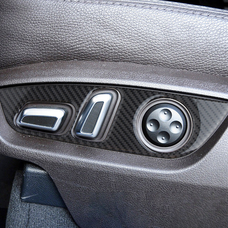Passend für Audi Q7 Sitzverstellung Blenden Abdeckung Rahmen Carbon
