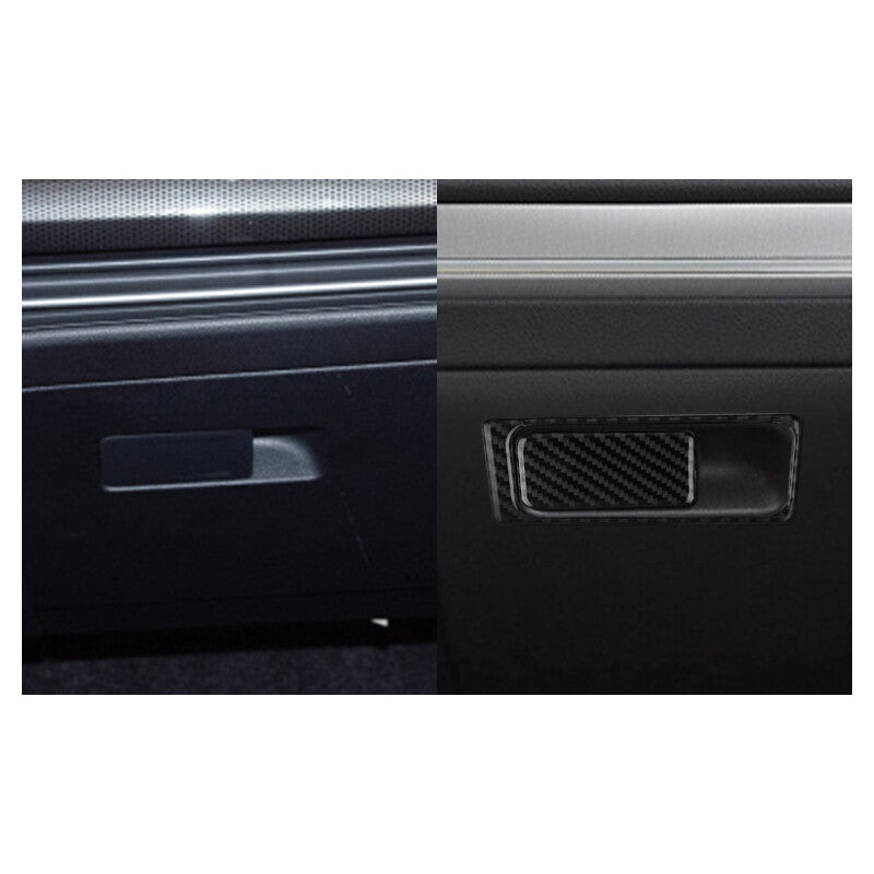 Passend für VW Golf 8 Mk8 Handschuhfach Blenden Abdeckung Rahmen Carbon