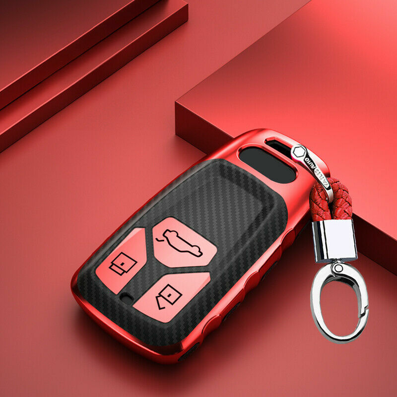 Passend für Audi A3 A4 B8 A6 TT Q5 Q7 Schlüsselcover Schlüssel Abdeckung Hülle