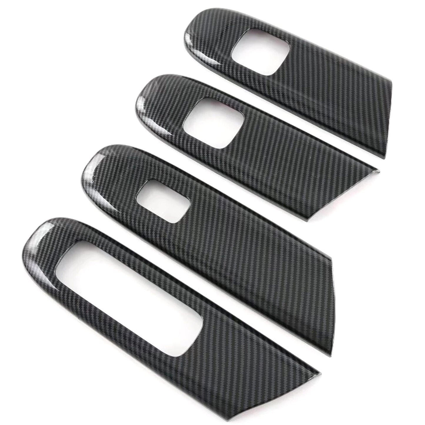Passend für Mercedes W206 C Klasse Blende Fensterheber Schutz Rahmen Carbon