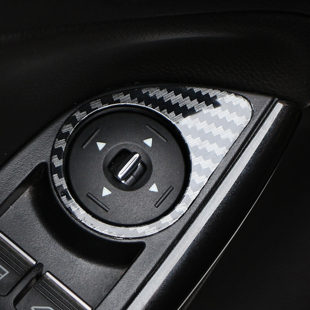 Passend für Ford Focus 3 MK3 Spiegelschalter Blenden Abdeckung Rahmen Carbon