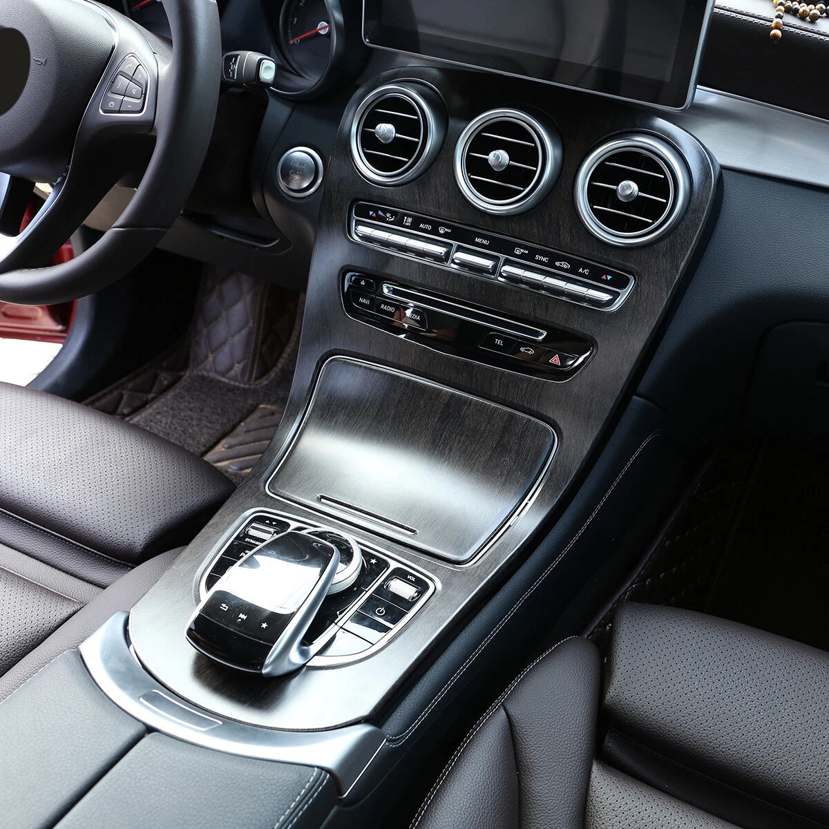 Passend für Mercedes C Class W205 Glc X253 2016-2018 Mittelkonsole Blende