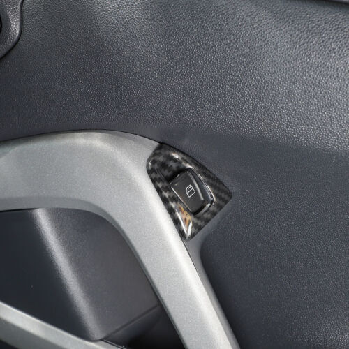 Passend für Smart Fortwo 451 Fensterheber Blenden Abdeckung Carbon