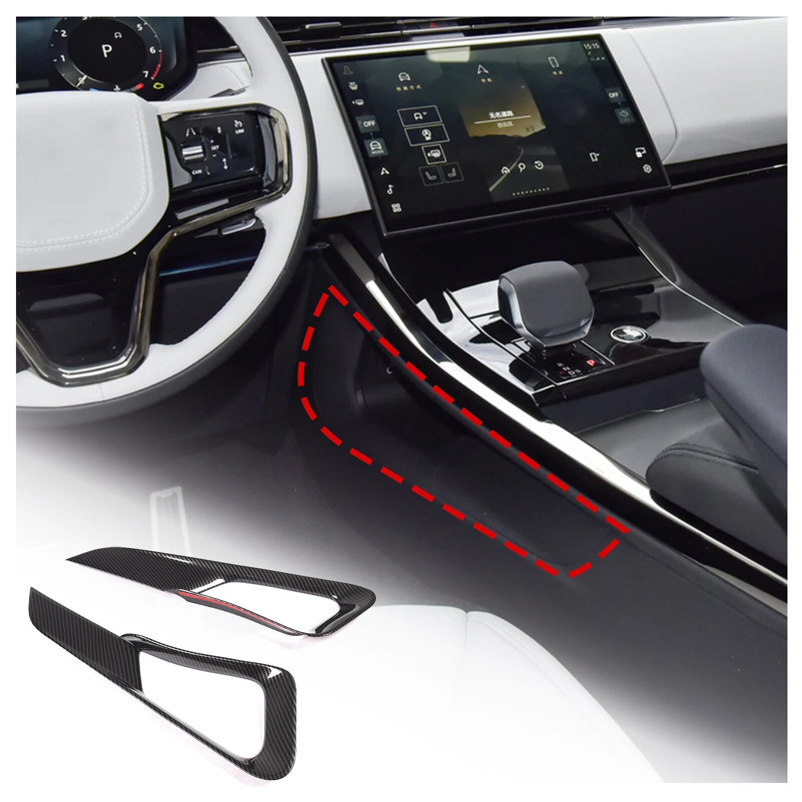 Passend für Range Rover Sport L461 2023-2024 Mittelkonsole Blende