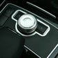 Passend für Mercedes W212 180 200 260 320 Multimediaknopf Rahmen Blende Aluminium