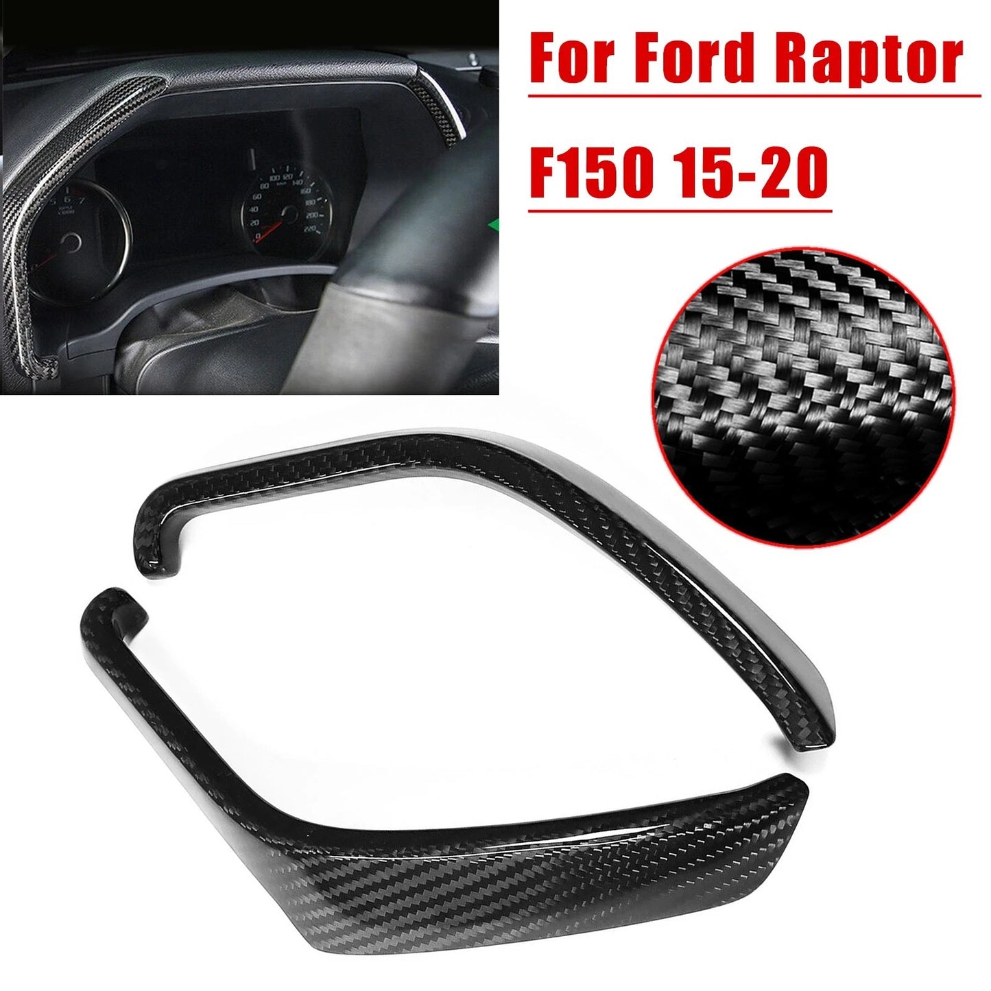 Passend für Ford F150 2015-2020 Armaturenbrett Blende