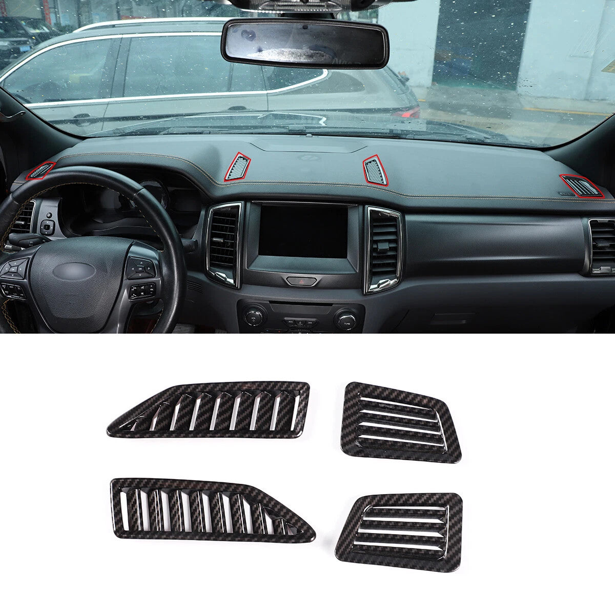 Passend für Ford Ranger T7 T8 2015-2021 Lueftung Blende