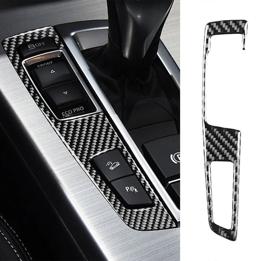 Passend für BMW F07 F10 F25 F26 2009-2016 Mittelkonsole Rahmen Blende Carbon