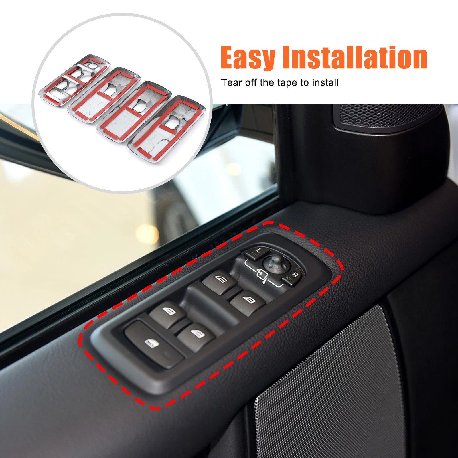 Passend für Range Rover Sport 10-16 Fensterheber Blende
