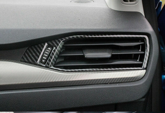 Passend für Ford Focus MK4 Kohlefaser Zierrahmen Klimaanlage Lüftung Blenden