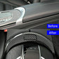 Passend für Armlehne Box Blende Knopf Rahmen Für Mercedes Benz C Klasse W205 GLC X253 Carbon