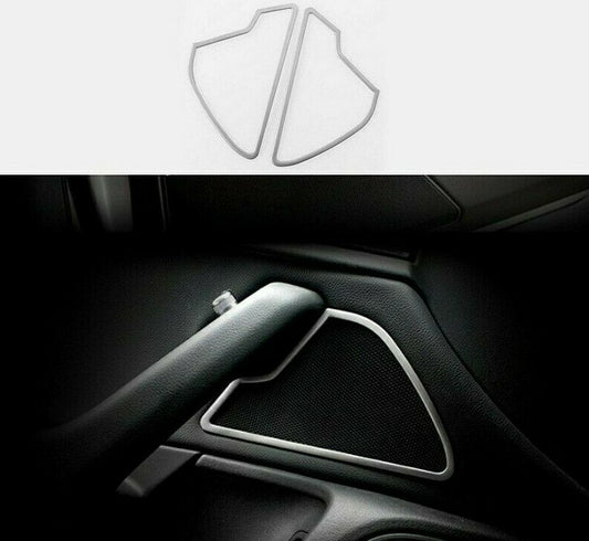 Passend für Audi A6 C7 2012-2018 Lautsprecher Rahmen Blenden Edelstahl