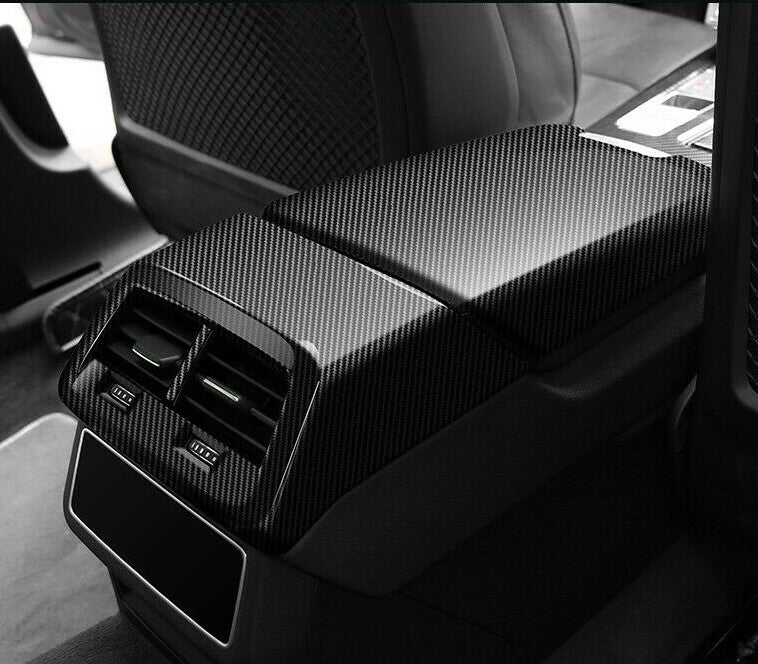 Passend für Audi A6 C8 2019 2020 Mittelkonsole Carbon Blenden Set Veredelung