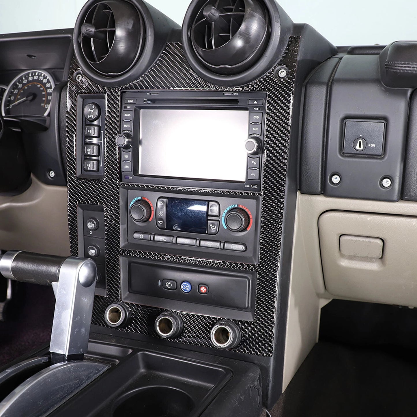 Passend für Hummer H2 2003-2007 Navigation Blende