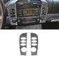Passend für Porsche Macan Mittelkonsole Radio Blenden Abdeckung Carbon