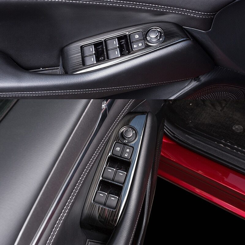 Passend für Mazda 6 2019-20 Fensterheber Blenden Abdeckungen Rahmen