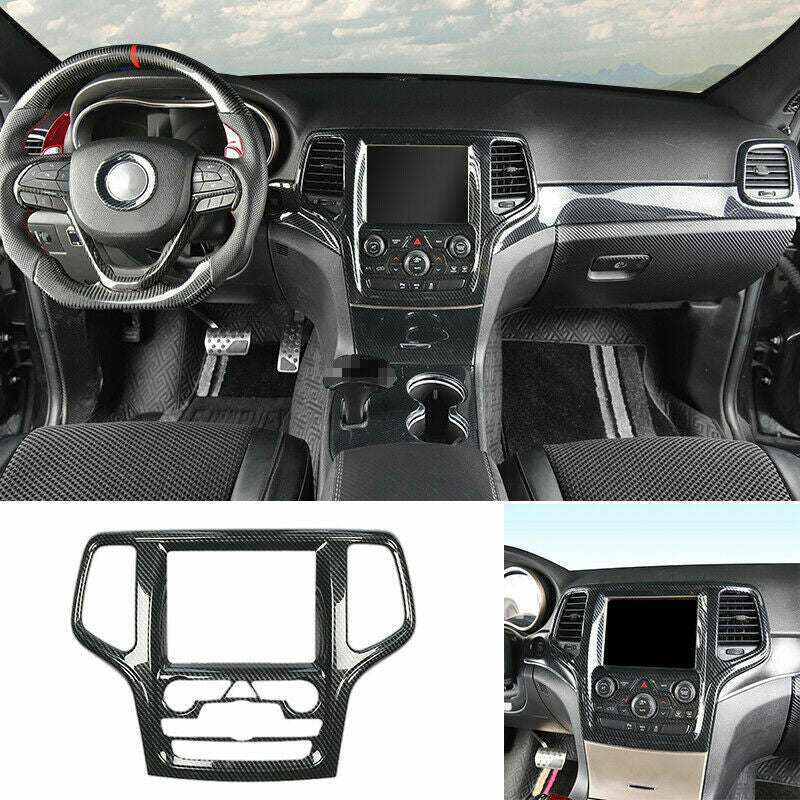 Passend für Jeep Cherokee Display Abdeckung Blenden Rahmen Tuning