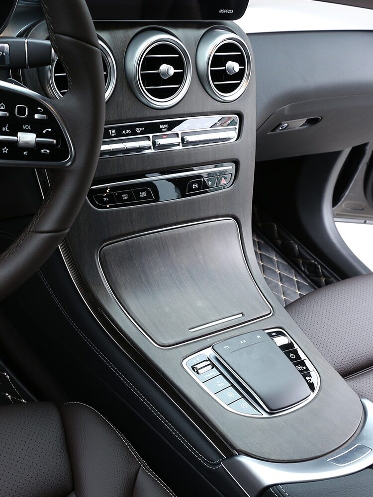 Passend für Mercedes GLC X253 C Class W205 Mittelkonsole Blenden Rahmen Holz